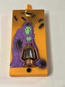 Vintage Halloween Talking Grim Reaper Doorbell 1995 Toy State Lights Sound WORKS - Picture 1 of 3