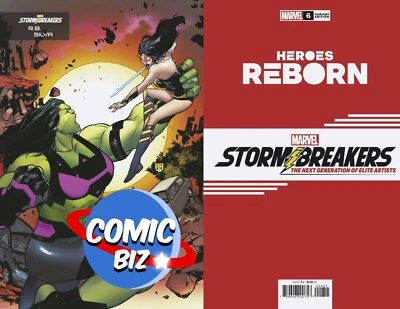 HEROES REBORN #6 (2021) 1ST PRINTING SILVA STORMBREAKER VARIANT COVER MARVEL