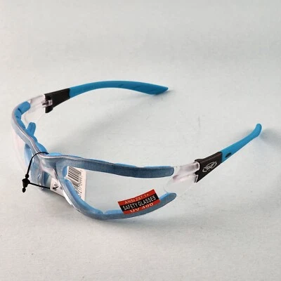 Gafas de seguridad despiadadas Global Vision acolchadas de espuma antiniebla transparentes UV400 Z87.1+ Foto 1 de 4