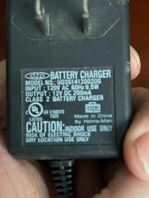 EZTEC Power Adapter Class 2 Transformer UD3514120020G 12V 200mA - Image 1 of 4