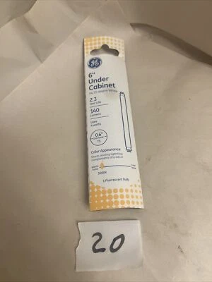 GE 6 Inch Under Cabinet F4 T5 Warm White Fluorescent Bulb NEW - Image 1 of 2