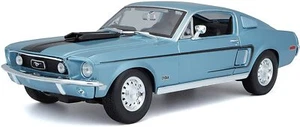 Maisto 531167 Coche a Escala Ford Mustang Gt Cobra Jet '68 ( Azul Claro, 1:18) - Imagen 1 de 5