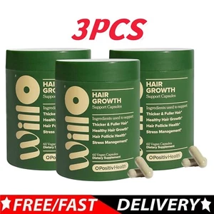 3 Pack O Positiv Willo Hair Support For Thicker, Fuller Hair Growth in Women NEW - Picture 1 of 12