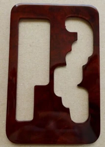 SCHALTKULISSE ECHTES WURZELHOLZ  MERCEDES W124 W201 R129 *5 NEU - Picture 1 of 1