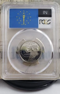 2002-S State Label - Quarter - Indiana - PCGS PR69DCAM - Nice! 2169 - Picture 1 of 6