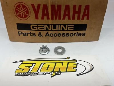 YAMAHA YFZ450R YFZ450 raptor 700 eje trasero buje castillo tuerca y arandela 16mmx1.50 Foto 1 de 2