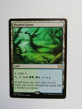 MTG Double Masters Flooded Grove near mint
