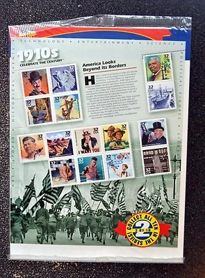 1998USA #3183 32c Celebrate the Century 1910s - Sheet of 15 (PO Sealed) Mint - Image 1 of 2