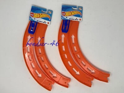 Hot Wheels Curves Tracks 2 Sets Of 2 Curves. New! About 4 Feet Of Track Builder! - Image 1 of 3