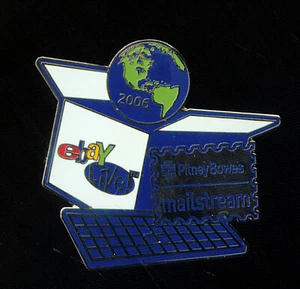 EBAY LIVE 2006!  PITNEY BOWES MAINSTREAM BADGE/LAPEL PIN (T946) Tough To Find! - Picture 1 of 3