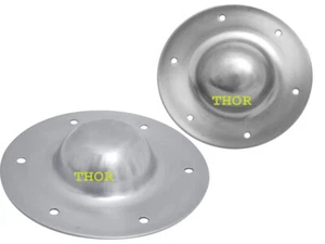 Jefe escudo vikingo medieval calibre 14 acero con remaches perfecto para LARP ReenSCA  - Imagen 1 de 2