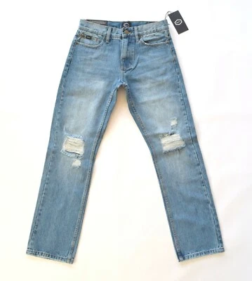 RVCA Men’s Denim Weekend Straight Fit Jeans – Vintage Blue / 30 - Image 1 of 4