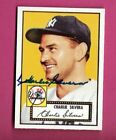 1952 Topps Reprint Autograph Auto CHARLIE SILVERA #168 YANKEES Signed
