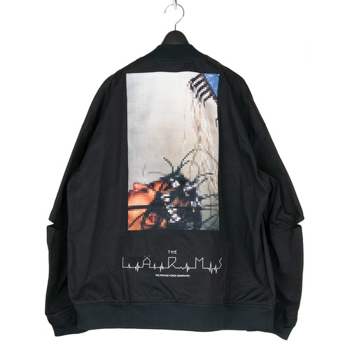 UNDERCOVER Bomber sotto copertura LARMS Psychic Force stampa posteriore Farfetch Oversize Large