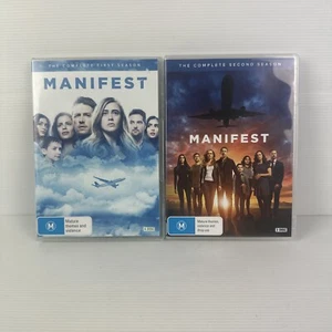 Manifest Season 1 + 2 DVD 7 Disc Set Melissa Roxburgh Region 4 VGC - Picture 1 of 8
