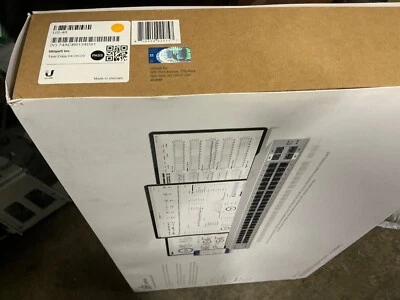 New Ubiquiti UniFi  US-48 48 Ports Managed Gigabit Switch w Power Cord NON POE - Image 1 of 2