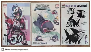 Death of the Venomverse #5, Avengers 24, Venom War (Jeff The Land Shark) De colección - Imagen 1 de 5