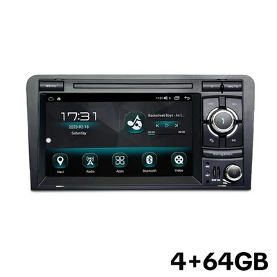 7" For Audi A3 8P 2003-2013 S3 RS3 Apple Carplay Android13 Car Stereo Radio NAVI - Image 1 of 4
