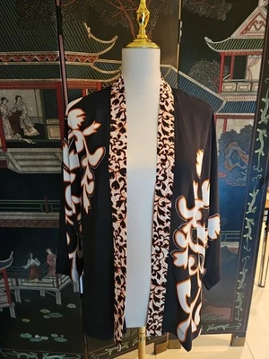 CHICOS Cali Rauna Covering Rauna Open Jacket KIMONO Sz. S/M NWT $119 - Image 1 of 4