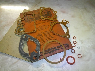 Carter 汽化器 垫片套件 1946 1947 1948 1949 Willys Station 车厢,吉普车 — 第 1/4 张图片