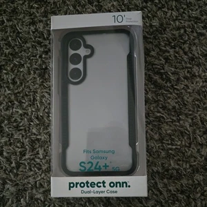 Protect Onn Dual Layer Black Case Fits Samsung Galaxy S24 5G 202435 10' Drop - Zdjęcie 1 z 2