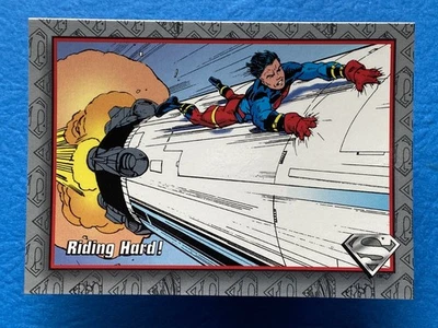 Riding Hard! 1993 Skybox The Return of Superman #67 - Image 1 of 2