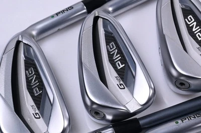Ping G425 Irons / 5-PW+UW+SW / Green Dot / Senior Flex Ping Alta CB Slate Shafts - Image 1 of 4