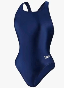 NUEVO Traje de baño Speedo Pro LT juvenil talla 4/20 entrenamiento deportivo de una pieza en azul marino - Imagen 1 de 6