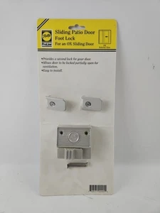 Pella ProLine Sliding Patio Door Foot Lock for OX Sliding Door - New Sealed - Picture 1 of 6