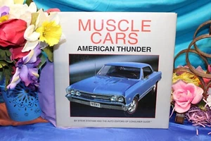 Muscle Cars American Thunder by Steve Statham 1997 Book Ford Chevy Mopar Dodge - Imagen 1 de 12