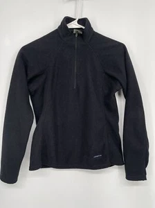 PATAGONIA CAPILENE FLEECE 1/2 ZIP JACKET Womens Size XSmall Black - Picture 1 of 7