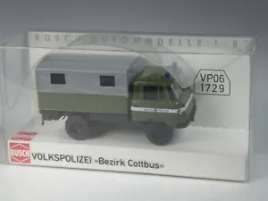(YG-15) Busch 50298 Robur LO 2002 A Volkspolizei Bezirk Cottbus DDR in OVP - Bild 1 von 1