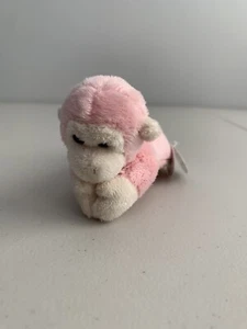Pink Mini Monkey Wishpets With Tag 5” Plush Soft Toy Keye - Picture 1 of 6