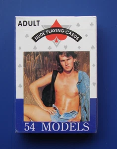 Vintage 54 Male Strippers Playing Cards Male Models NOS Novelty Sealed Deck - Picture 1 of 6