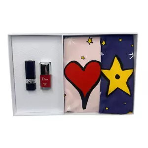 Christian Dior Gift Set - Mini Lipstick 999, Nail Polish 999, & 2 Travel Bags - Picture 1 of 4