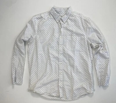 American Eagle Button Shirt Mens XLT Modern Western White Classic Casual - Image 1 of 4