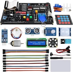 Projects Kit for Raspberry Pi 5 4 B 3 B+ 400 Zero 2 W, Simple Wiring, 860-Page D - Picture 1 of 10