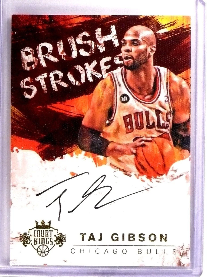 2014-15 Court Kings Taj Gibson Brush Strokes Autograph Auto #D73/99 #BRTG - Image 1 of 1