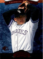 1995 SP Baseball # 15 Juan Acevedo PP, FOIL, RC - Colorado Rockies	