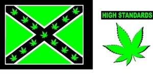 WEED ROOF BANNER DECAL SET - Picture 1 of 1