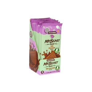 Feastables MrBeast Milk Chocolate Bars - Made with Grass-Fed Milk Chocolate - Picture 1 of 7