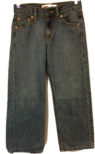 Levi’s 550 Sz. 8 Reg. 24x22 Boy's Relaxed Fit Straight Denim Jeans - Picture 1 of 4