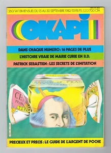 *** OKAPI *** n° 260 - 09/1982 - Argent de poche / Patrick Sébastien // Q. NEUF - Imagen 1 de 2
