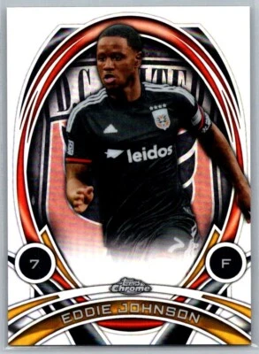 2014 TOPPS CHROME MLS SOCCER IN FORM  EDDIE JOHNSON DC UNITED - Image 1 of 2