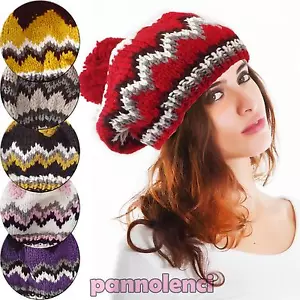 Cappello donna tricot invernale PON PON cappellino nuovo idea regalo AS-123 - Foto 1 di 7
