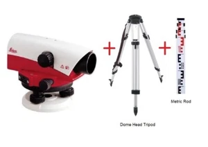 Brand New Leica Automatic Level NA730 with Tripod & 4M Metric Rod - Picture 1 of 2