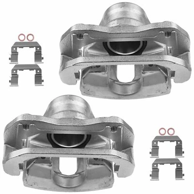 2x Pinzas de freno de disco delanteras con soporte para Hyundai Genesis 2009 2010 2011 3,8 L Foto 1 de 4