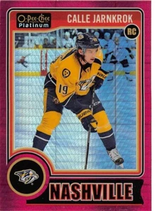 2014-15 O-Pee-Chee Platinum Red Prism #161 Calle Jarnkrok/135 - Imagen 1 de 2