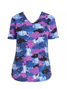 New With Tag Disney Based On The Winnie The Pooh ' Fashion Scrub - Picture 1 of 5