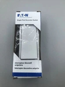 EATON Wiring 7501W Deco Wippschalter - Weiß - Bild 1 von 2